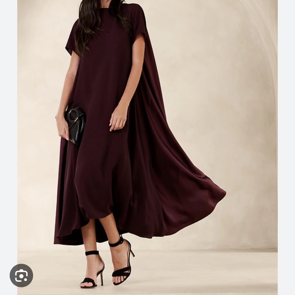 Aurelia Crepe & Satin Maxi Dress